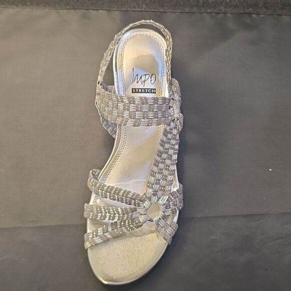 BRAND NEW IMPORT STRETCH REMEDY OPEN TOE MULTI-STRAP ESPADRILLE SANDAL - Picture 14 of 14